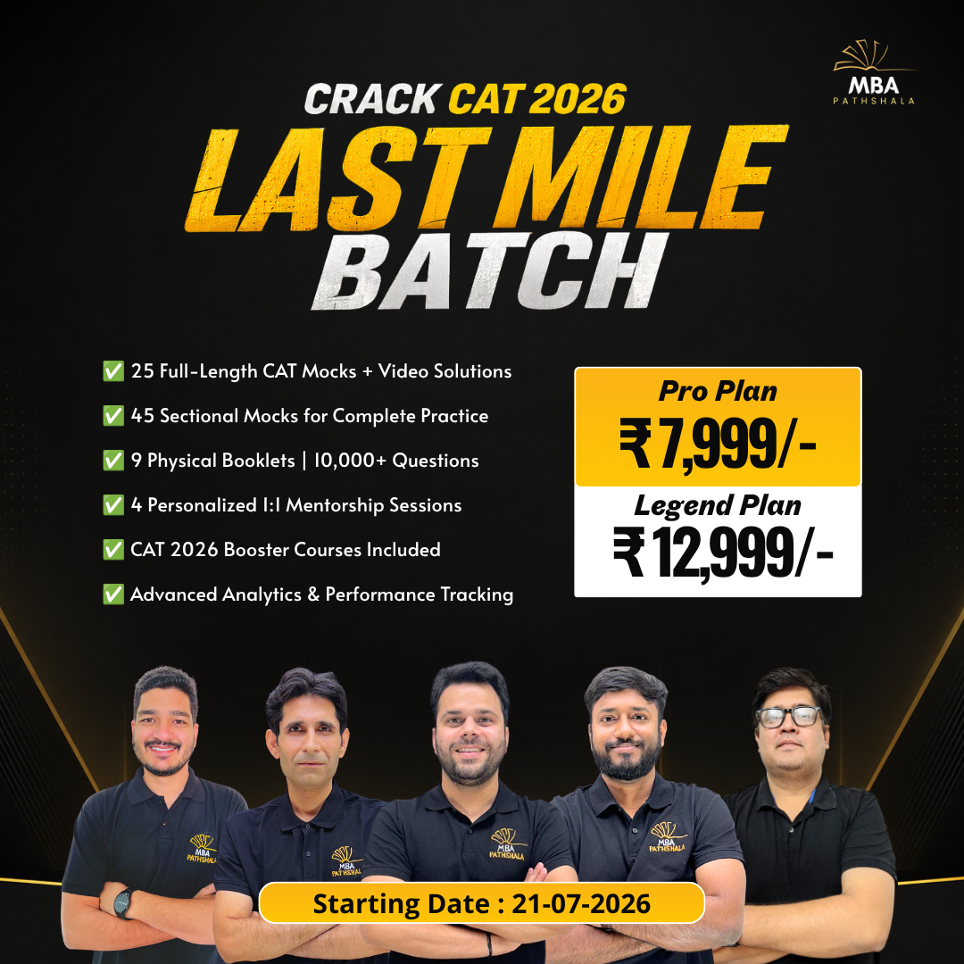 Fast-Paced Batch for CAT 2026 – Basic to Advance